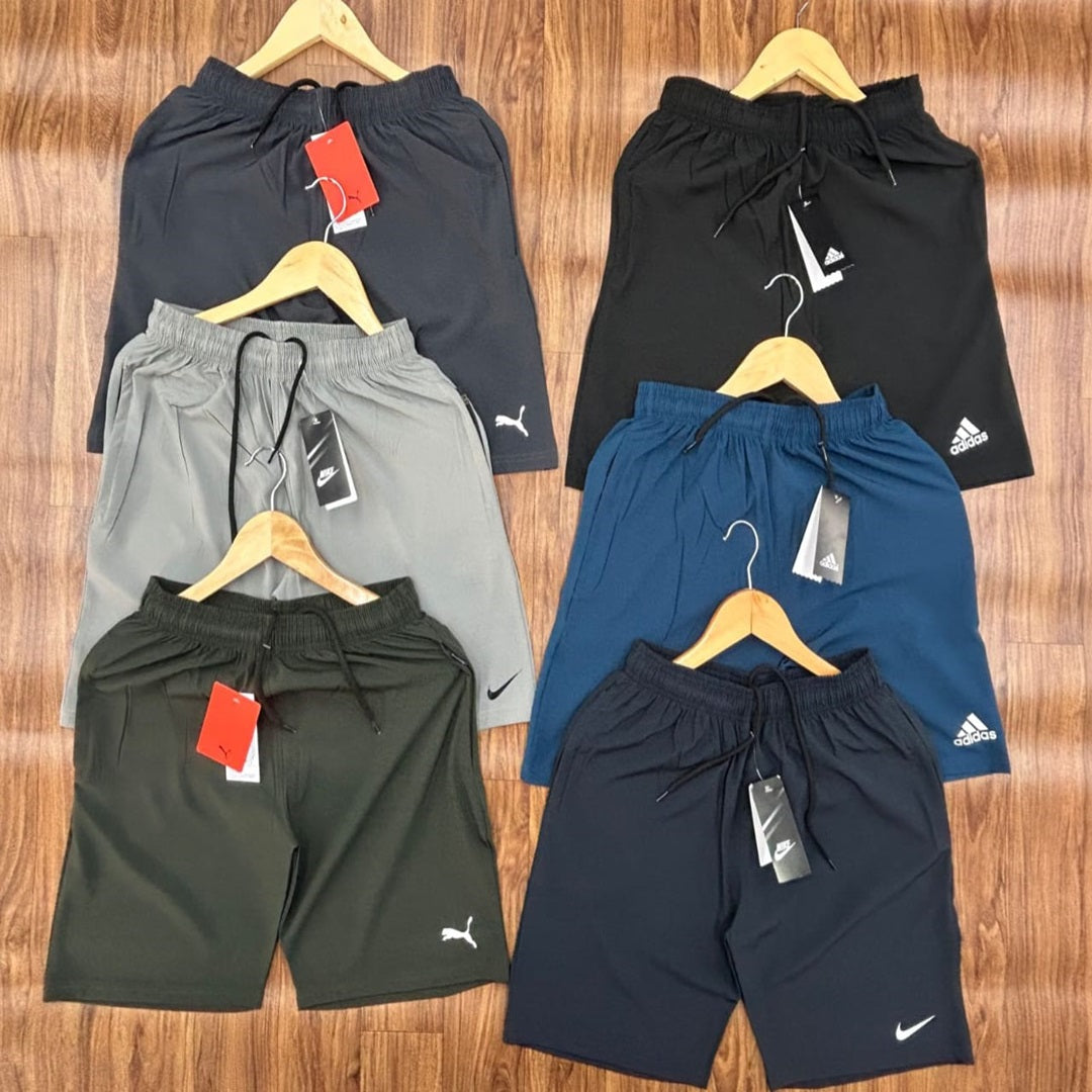 3 PIECES OF NS LYCRA (paper Cloth) SHORTS 499/-ONLY