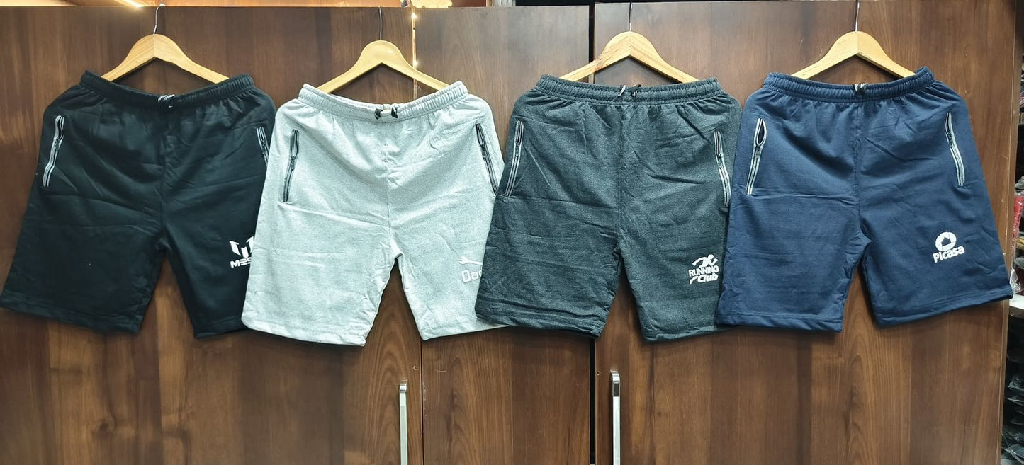 4 Pieces Of Cotton Shorts 369/- Only ONLINE PAYMENT